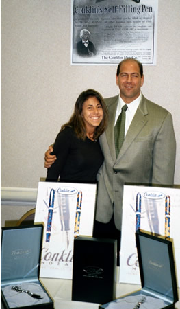 Rob Rosenberg from Conklin Pen Co. with his fiance Gayle.