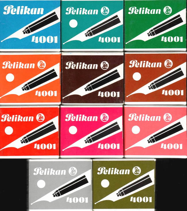389:- Article Pelikan Ink Pentrace # Colors