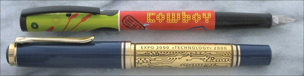 Top, Culture; bottom, Expo 2000 “Technology”
