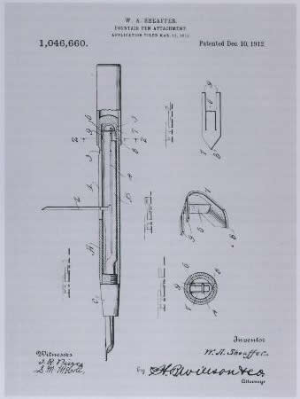 Sheaffer improved patent from 1912